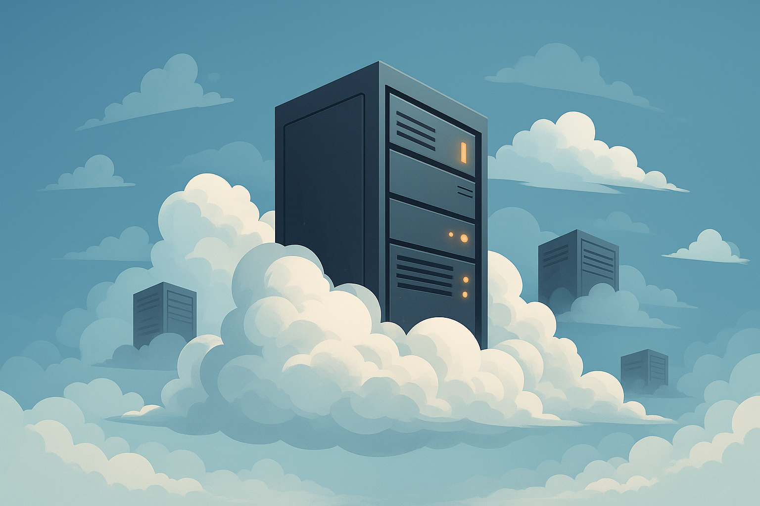 Corredor de servidores de data center